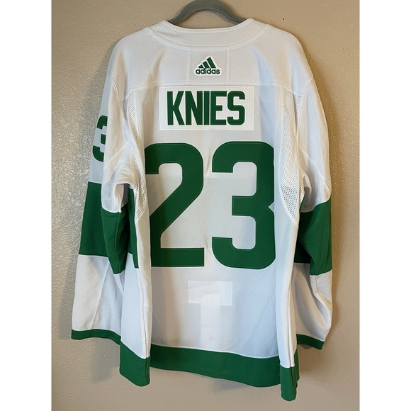 Men's 56 Toronto Maple Leafs St. Pats Matthew Knies #23 Adidas Primegreen Jersey - Picture 5 of 9